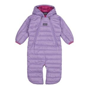 Patagonia Infant Down Sweater Bunting 0 Months in Purple Goose Down Snowsuit